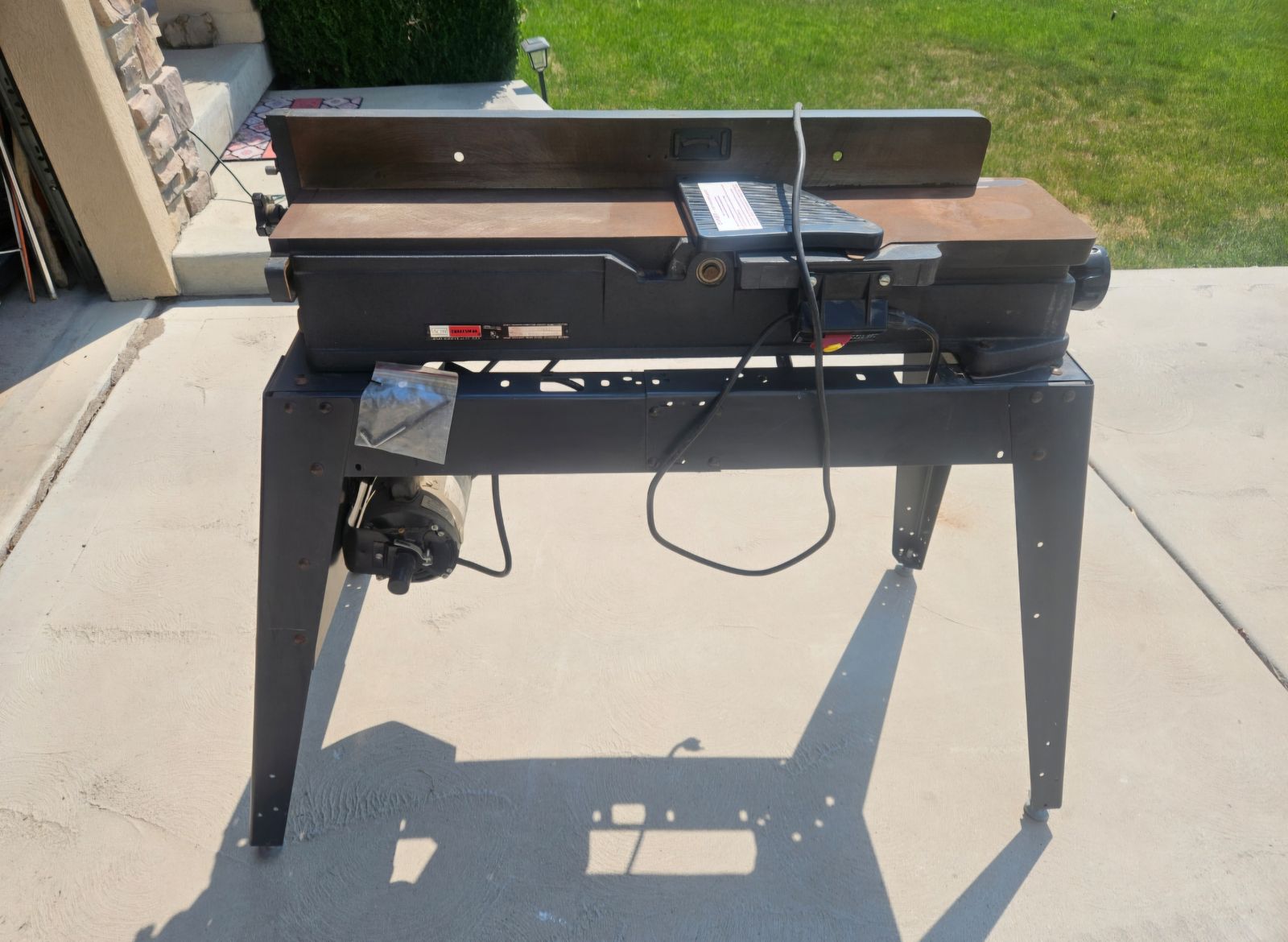 Craftsman 6 1/8" Planer-Jointer Woodworking Tool with Stand