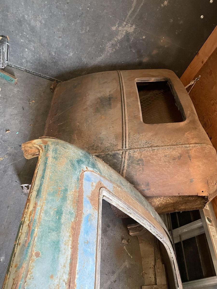 1930-31 ford model A sedan rear panel