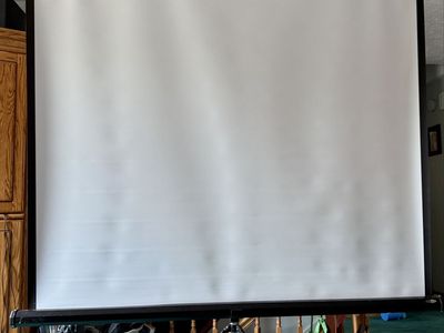 70x70 Quartet brand Portable Tripod Projection Screen for Home Theater and Presentations