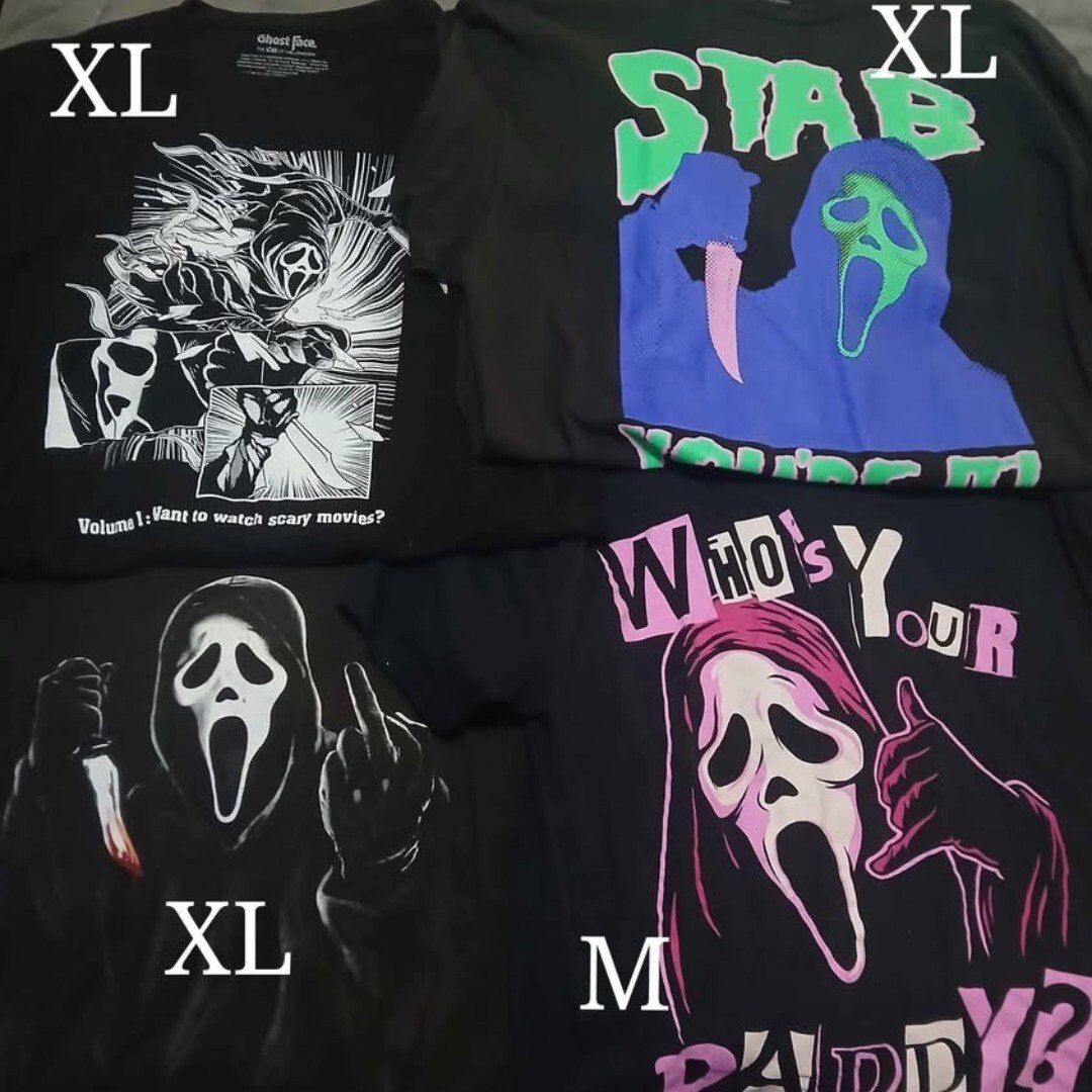 Ghostface shirts for sale! 10 each