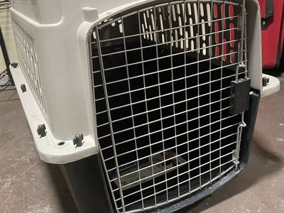 Pet Carrier Crate - 24"L x 20"W x 21"H Travel Kennel for Dogs & Cats