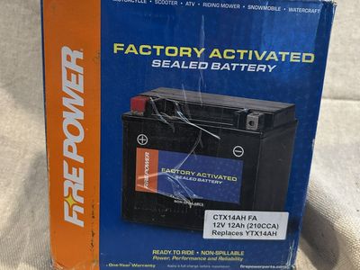 New Fire Power 12V Battery for Scooters, ATVs, & Power Equipment