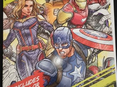 Crayola Art Marvel Avengers Endgame