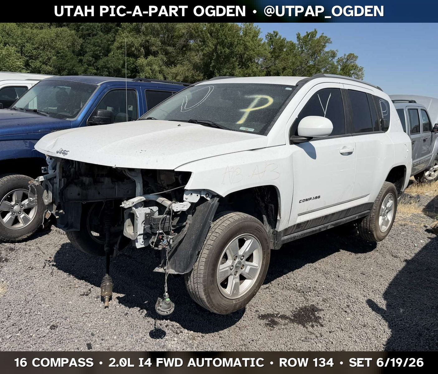 2016 Jeep Compass Parts - UTPAP Ogden