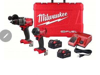 M18 power drill and impact with charger and battery