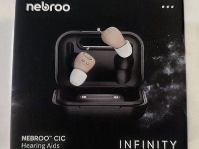 Nebroo Infinity CIC Hearing Aids JH-A49-A Rechargeable
