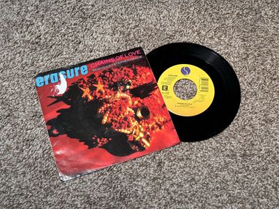 7” Erasure Chains of Love Vinyl 45 RPM Record Single 1988