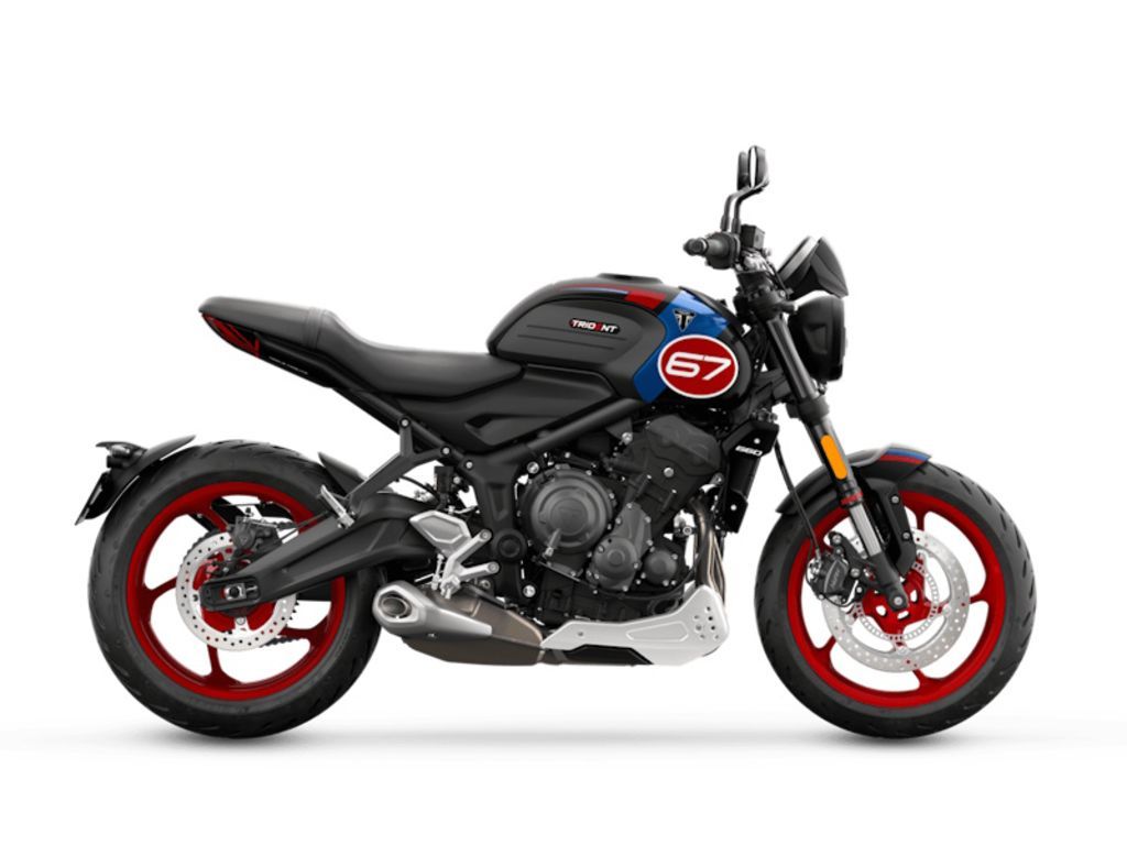 2026 Triumph Trident 660 Triple Tribute Edition Sapphire Black and Cobalt Blue
