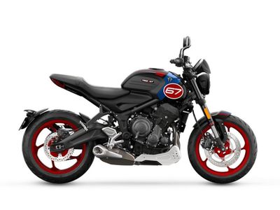 2026 Triumph Trident 660 Triple Tribute Edition Sapphire Black and Cobalt Blue