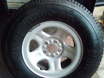 Goodyear Wrangler Wilderness AT Tire 225/75R15with Steel Wheel