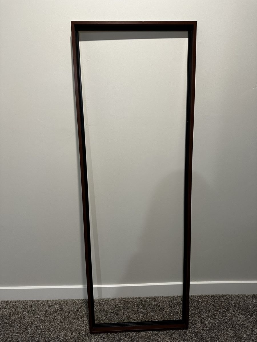 20 x 60 Walnut Floating Frame