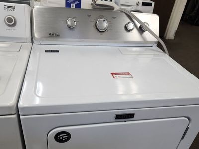 Maytag White Electric Dryer with Top Control Console - W-Warranty
