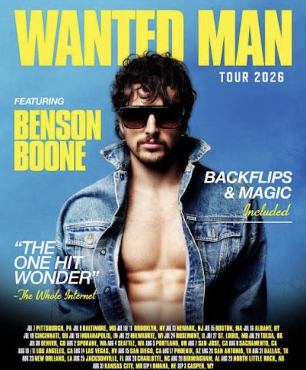 Benson Boone Wanted Man Tour - 8/11 - LA Crypto arena