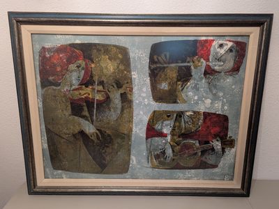 alvar suñol hand signed limited edition lithograph 1968