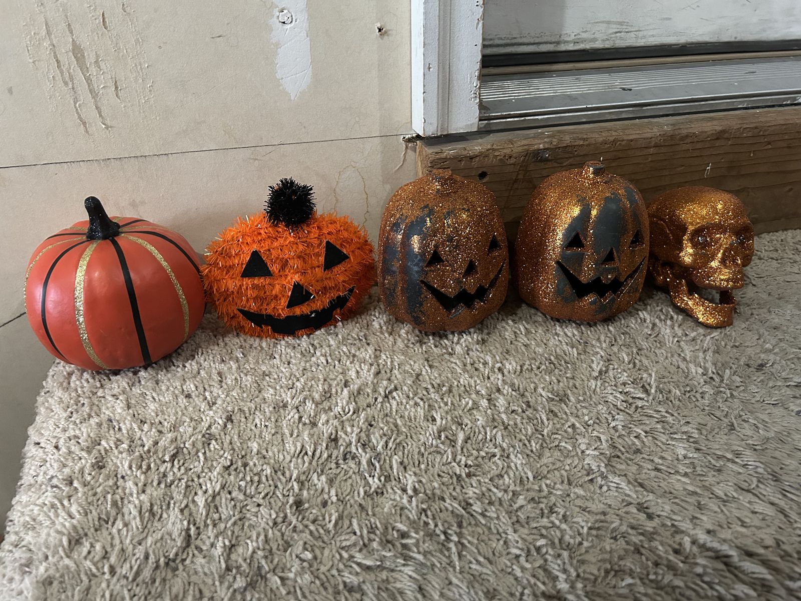 Pumpkin Plastic Decorations