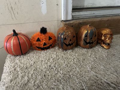 Pumpkin Plastic Decorations