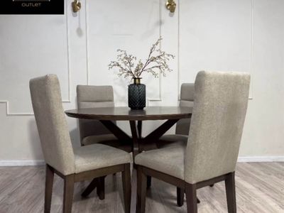 SOPHIE ROUND DINING SET WE OFFER DELIVERY