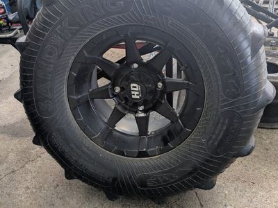 HD ALLOY Sand King 30x14-14 Sand Dune Tire & Wheel Set (Pair)front and rears
came off x-3