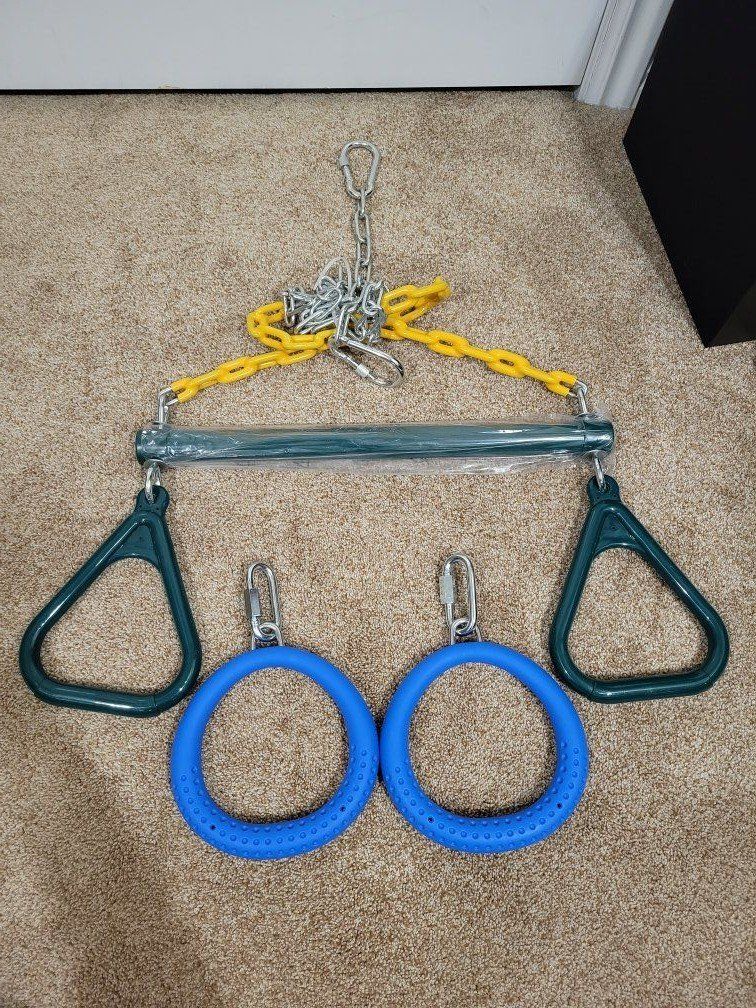 Playground Trapeze Bar and Rings
