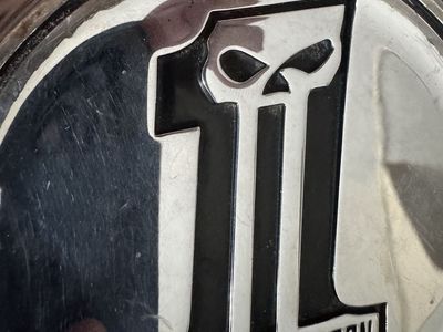 Harley-Davidson Chrome Dark Custom Skull #1 Derby Cover 5-Hole