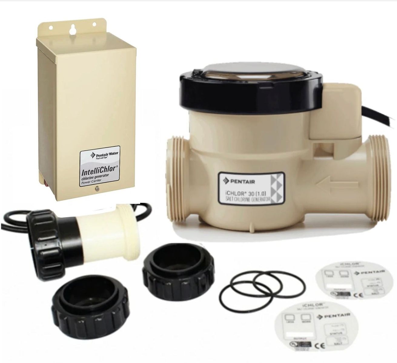 Pentair iChlor 30 Chlorine Generator Bundle