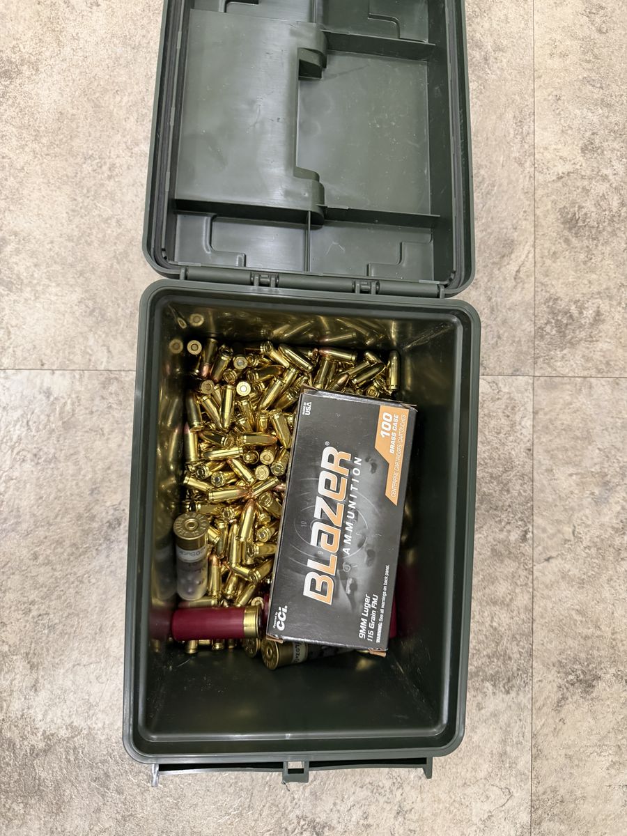 9mm Ammo Fmj,Hollow Points,Two Knifes