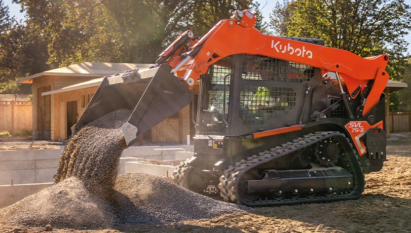 Compact Track Loader Rental – Kubota SVL65 / SVL75 – Skid Steer for Dirt Work - Starts at $280