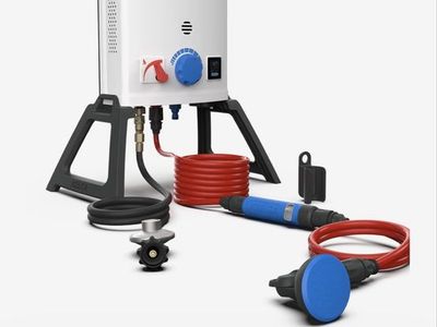 Nearly New Portable Propane Water Heater/Shower