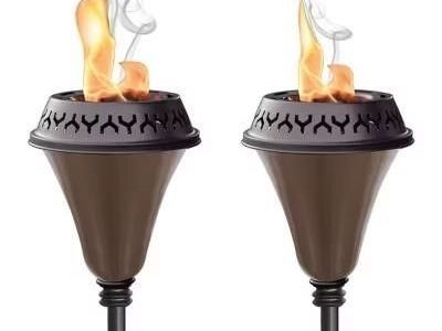 Set of 2 Large Snuffer & Wick DECO WINDOW