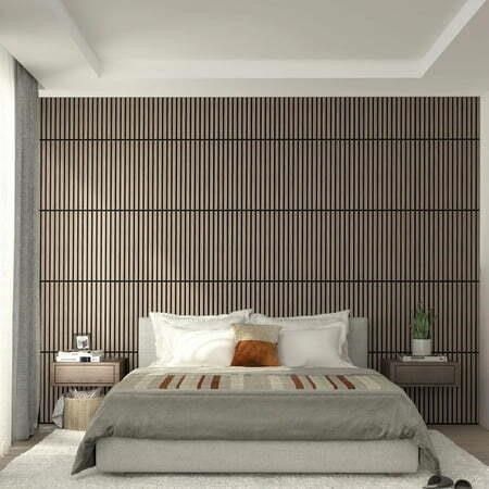 4pk Sonolok Sound- Absorbing Slatted Panel Kit