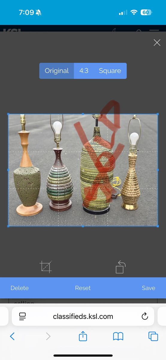 Lots of fantastic Vintage Mid Century modern lamps MCM