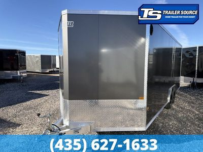 8.5x20 Alcom Aluminum EZ Hauler XLT Auto Trailer - 7'0" Interior - 7K GVWR -