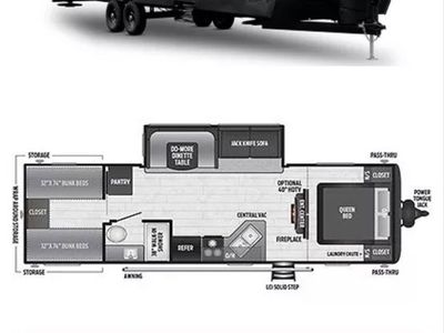 2021 Keystone Hideout 29BQWE