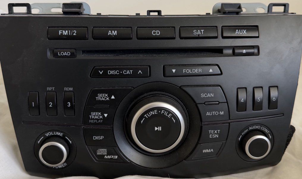 Mazda 3 SANYO OEM Factory Car Radio CD Player Head Unit - Model 14792746 (BBM5 66 9R0A)