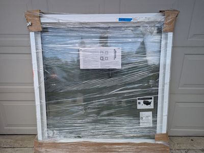 Alside Vinyl Replacement Window 47 1/4 x 47 3A04 Fixed White 2021 Model W04