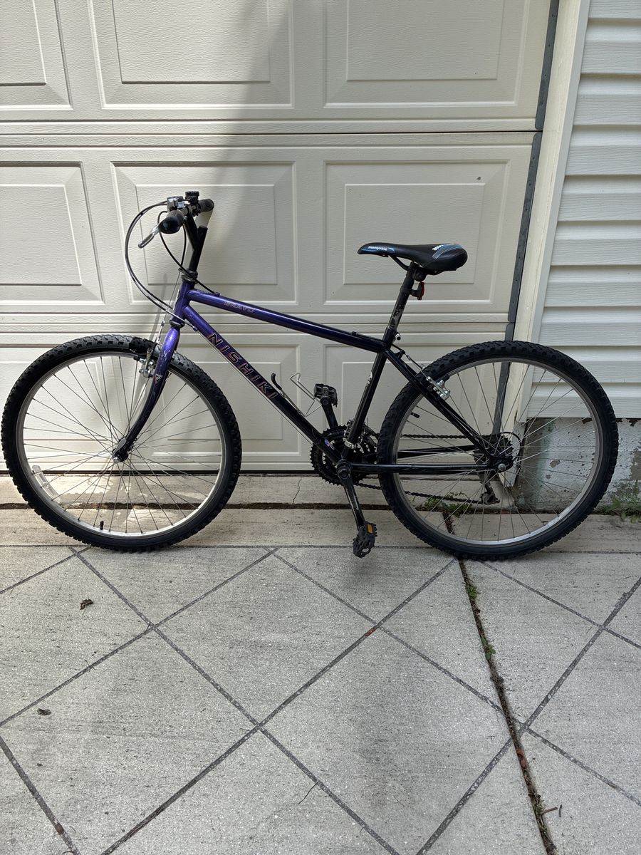 Old school Nishiki Mtn bike.