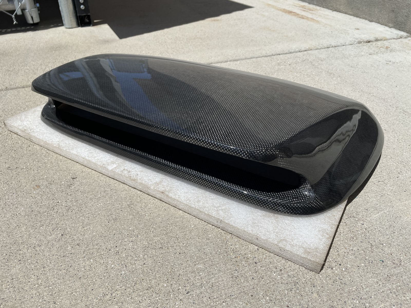 06-07 subaru wrx / sti rpg 4" carbon fiber hood scoop new