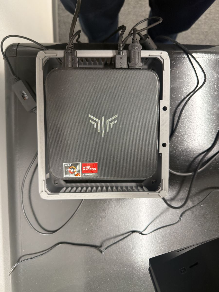 Mini desktop with mouse and keyboard RGB desk included