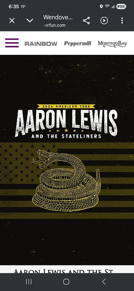 Aaron Lewis tix