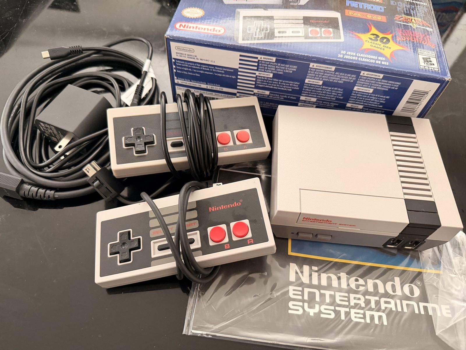 Nintendo NES Classic Mini Console - Complete Set