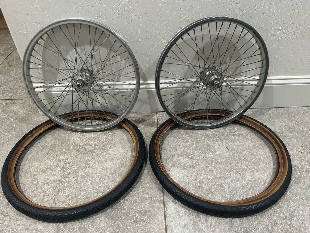 Vintage Peregrine 48 Spoke 20 Wheels