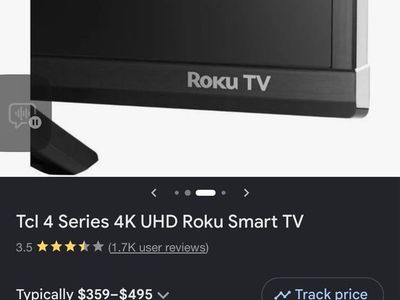 43-inch smart T.V with Roku TCL