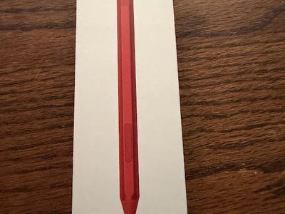 Brand New Microsoft Surface Pen for Surface 4096 Pressure Points Rubber Eraser Bluetooth 4.0 Poppy Red