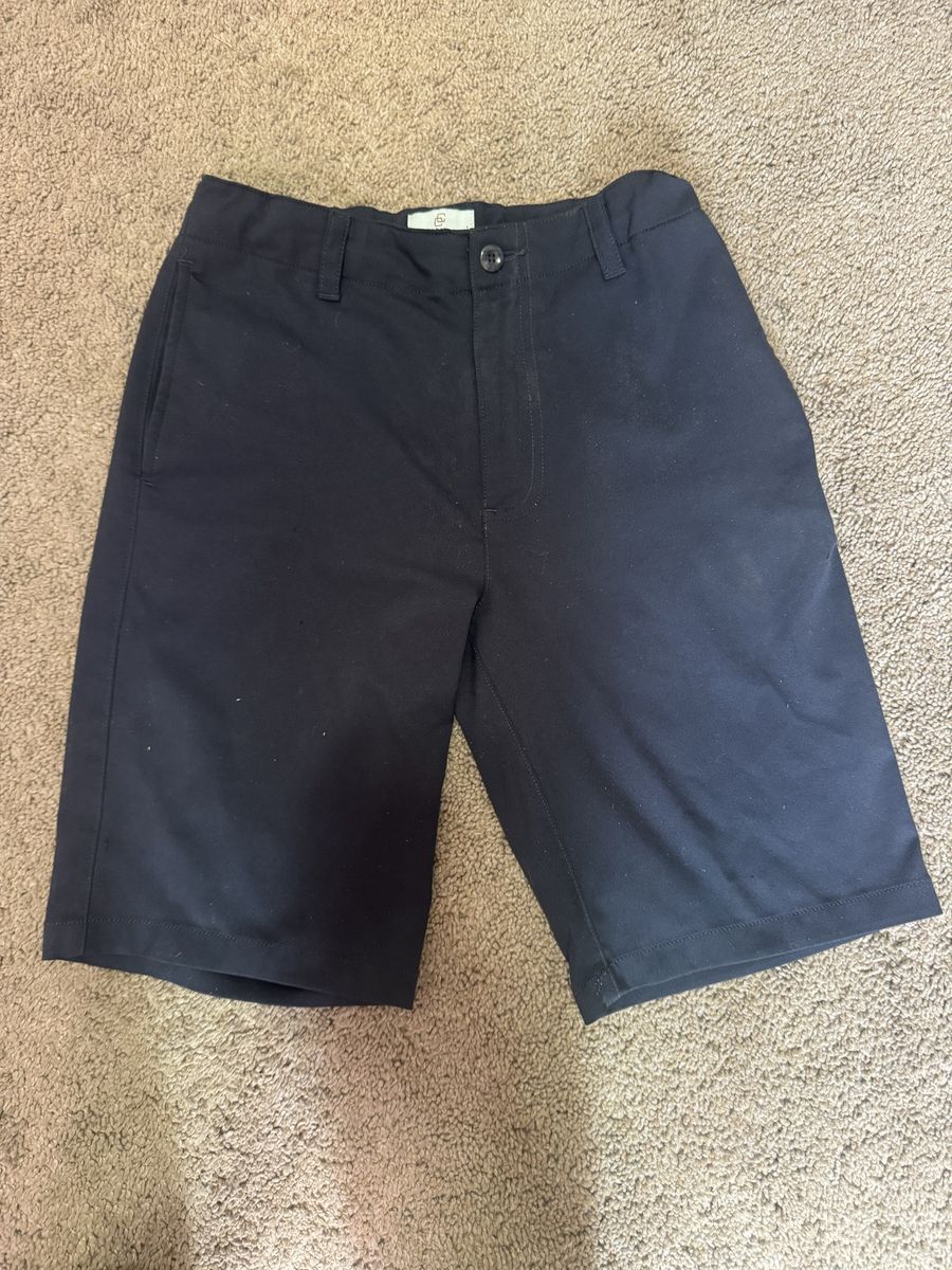 Navy blue casual shorts