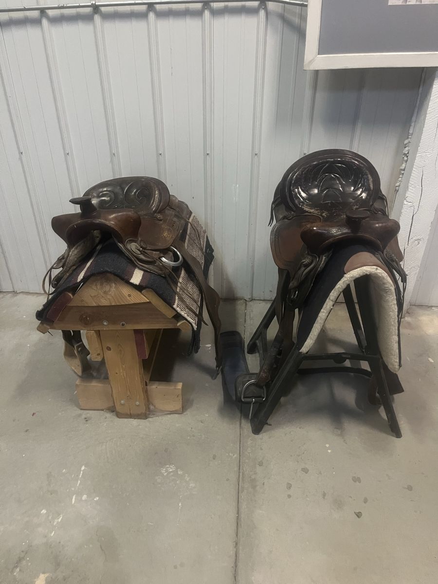 Western saddles