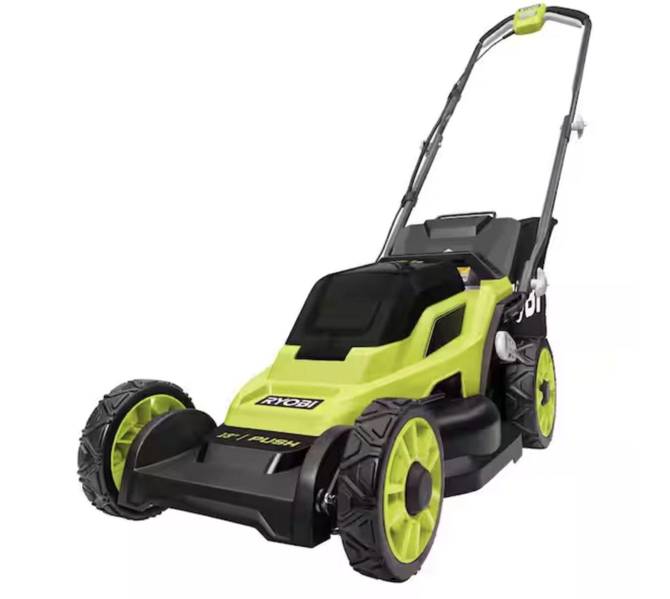 RYOBI ONE+ 18V 13 in. Cordless Battery Walk Behind Push Lawn Mower (Tool Only)