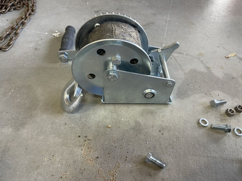 1200 lb Hand Winch Boat Trailer