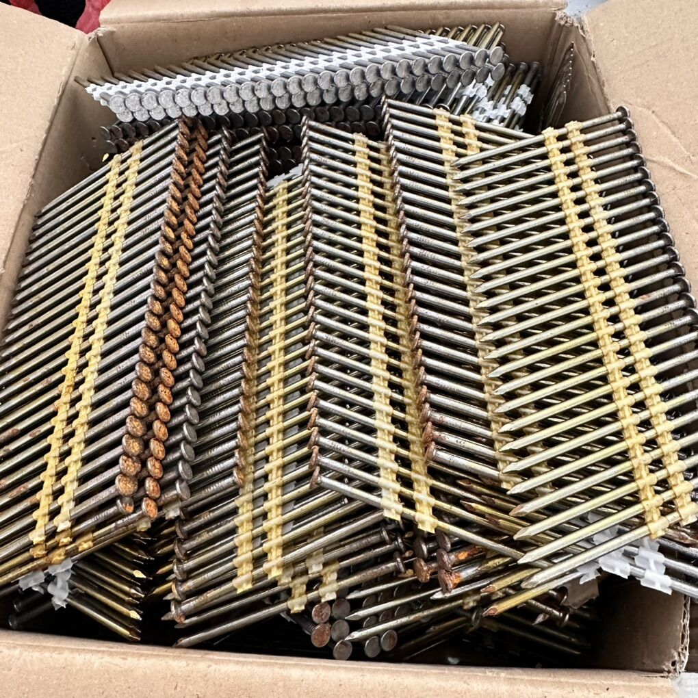Box Of Fastener Framing Finishing Nails