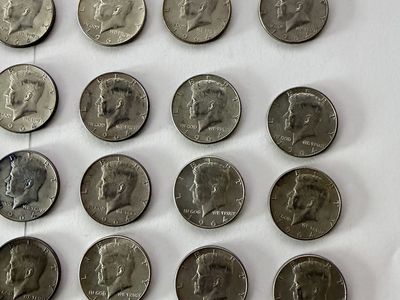 1964 Kennedy Half Dollar 90% Silver Coin- Circulated Condition