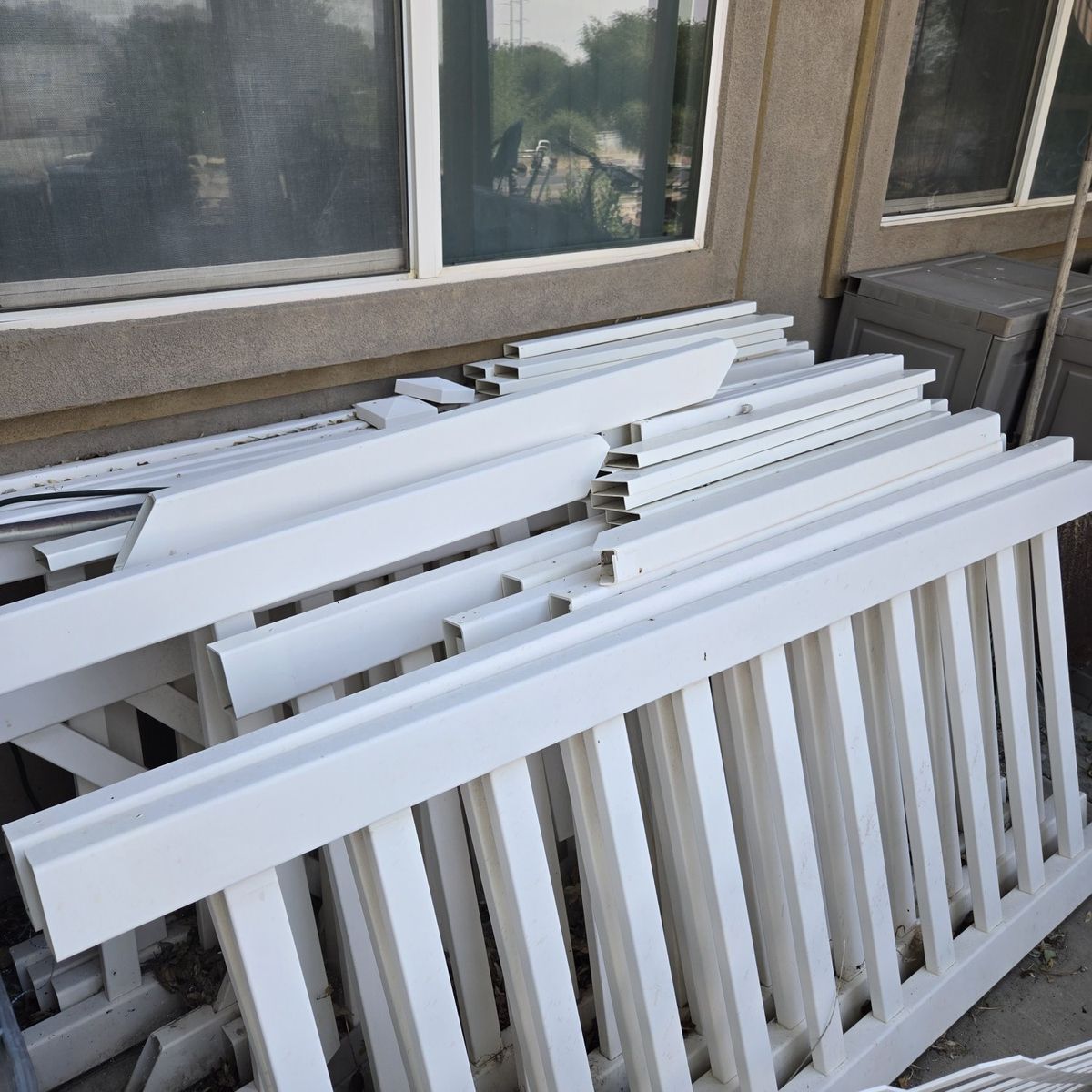 White Vinyl Fencing